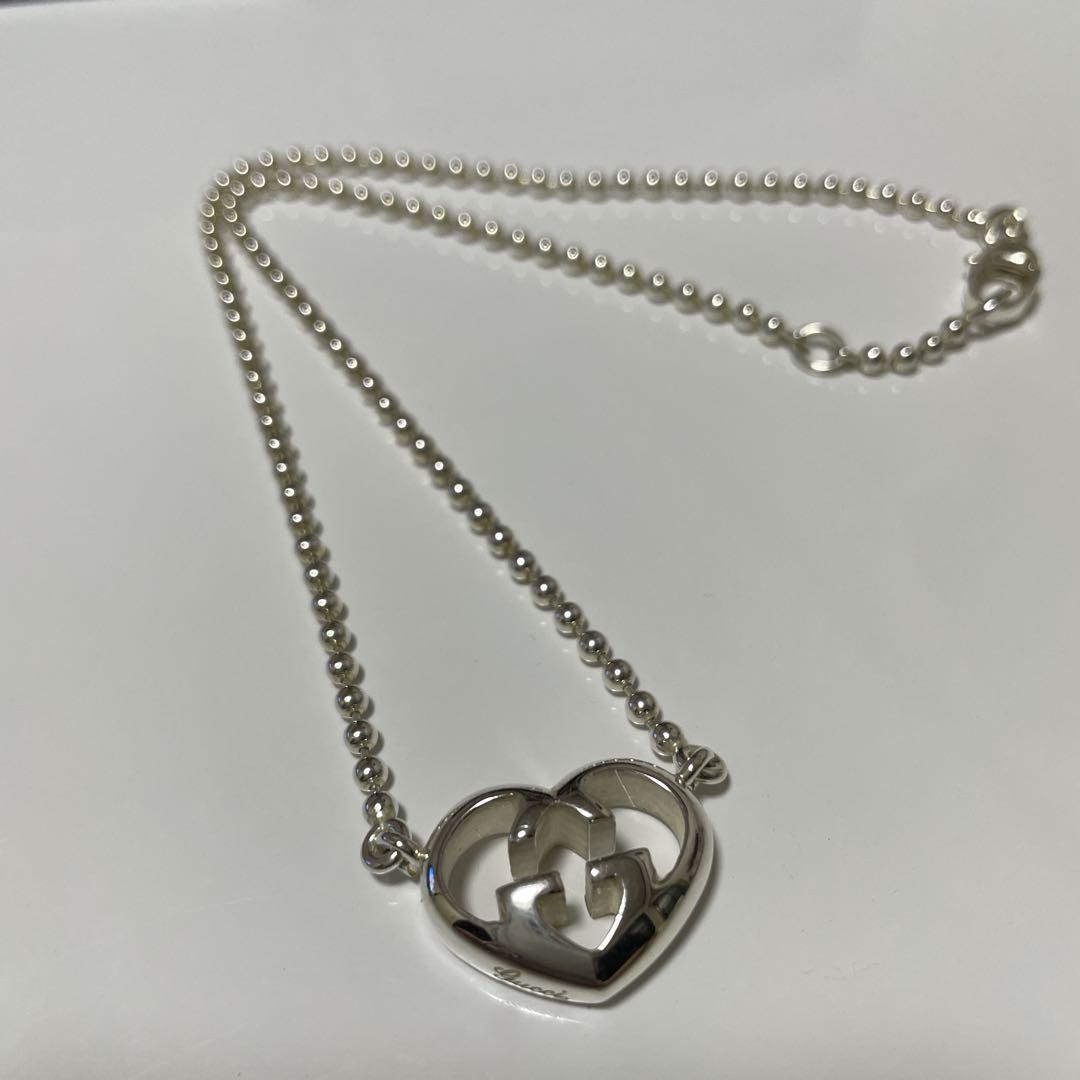 おくすす様専用♡ GUCCI ボールチェーン ネックレス ハート 美品