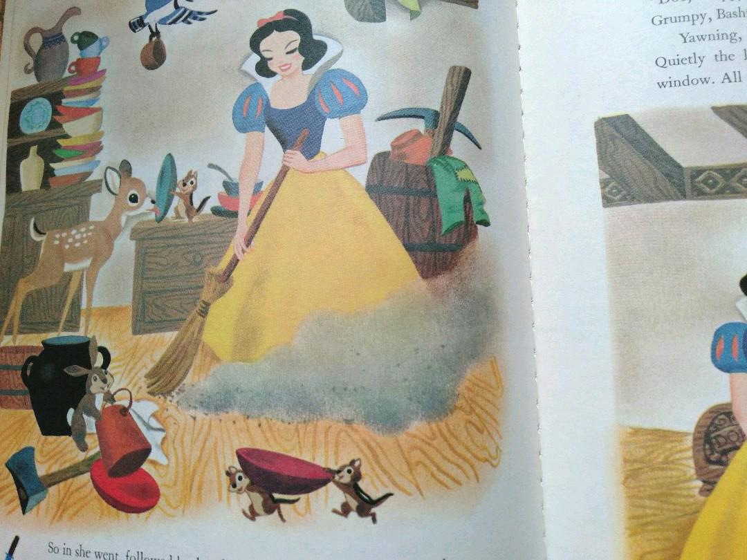 白雪姫 洋書 ビンテージ絵本 ディズニーゴールデンブック スノー