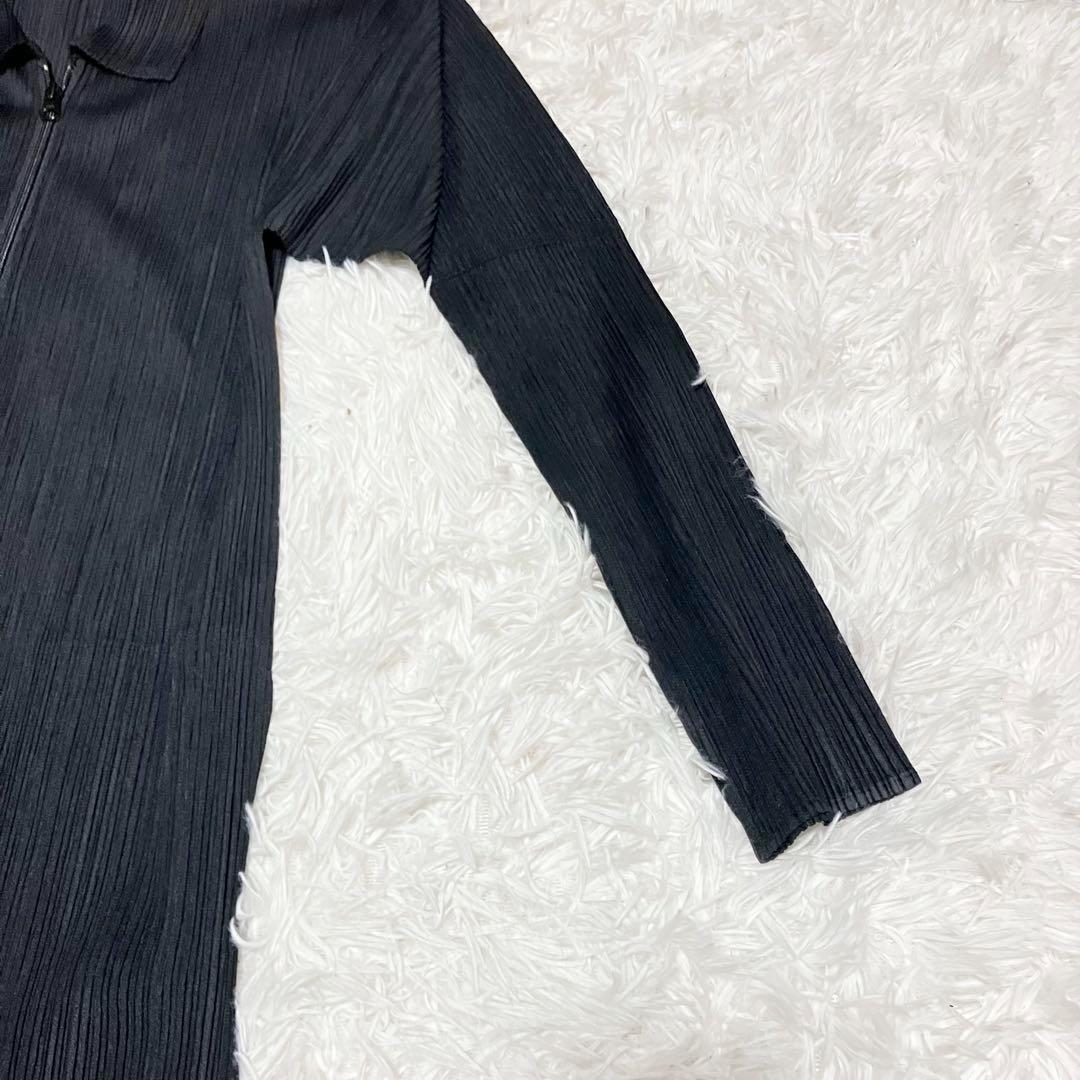 美品 PLEATS PLEASE ロングワンピース 大きい XL 黒