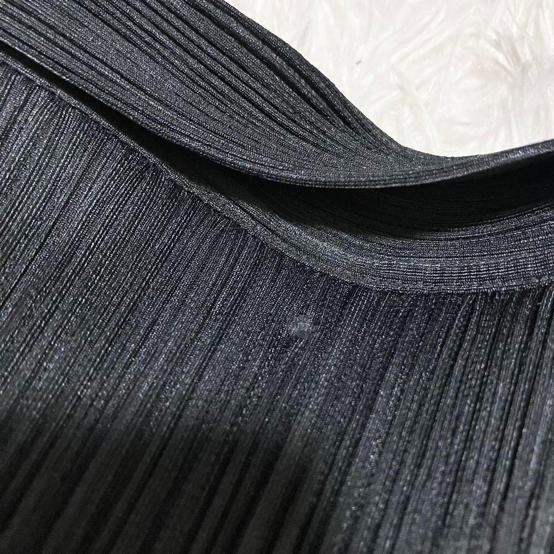美品 PLEATS PLEASE ロングワンピース 大きい XL 黒