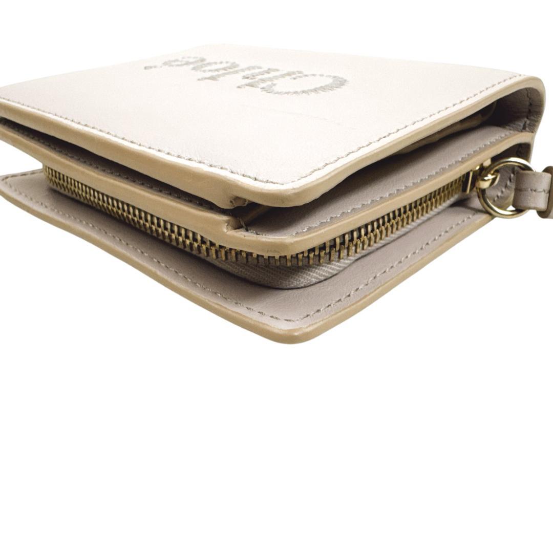 Chloe クロエ 二つ折り財布 ジップアラウンドコインケース ワイルドグレー