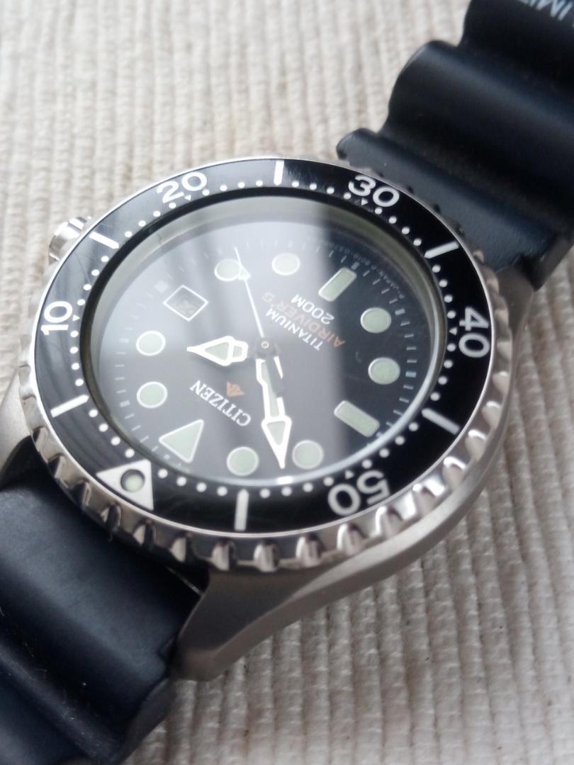 【稼働】CITIZEN AIRDIVERS 200M チタニウム
