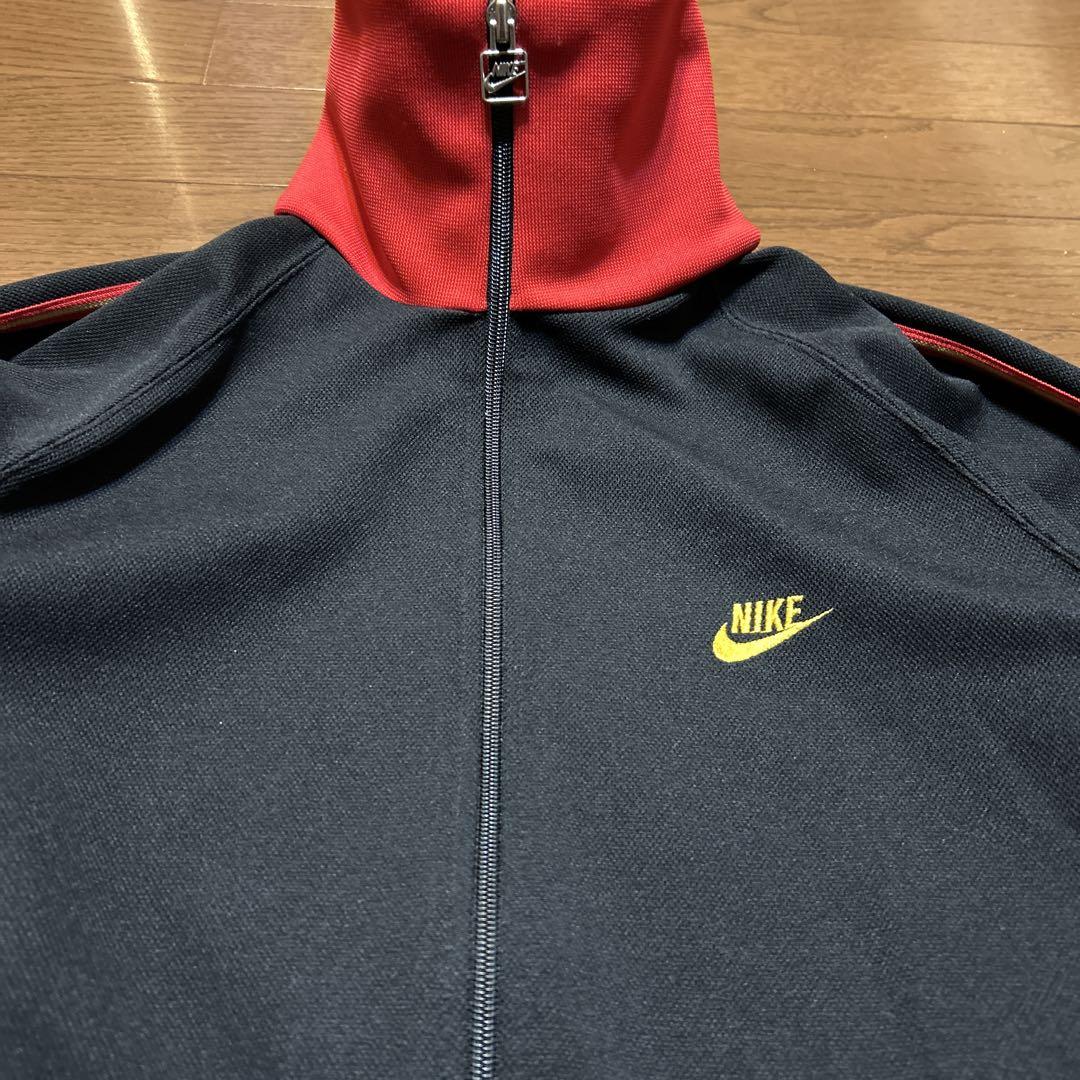 専用‼️80s nike 日本製 レトロ track jacket XLサイズ黒/