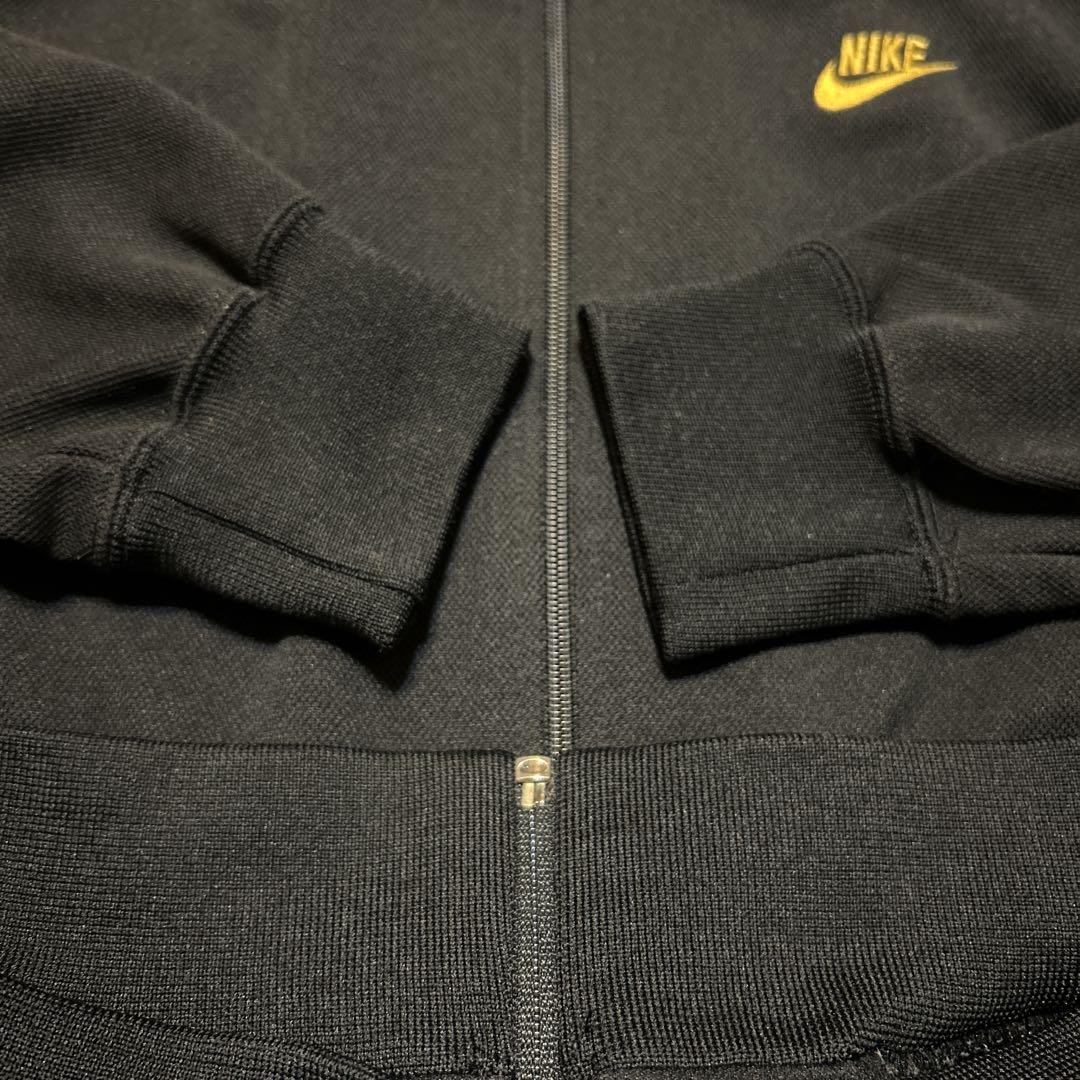 専用‼️80s nike 日本製 レトロ track jacket XLサイズ黒/