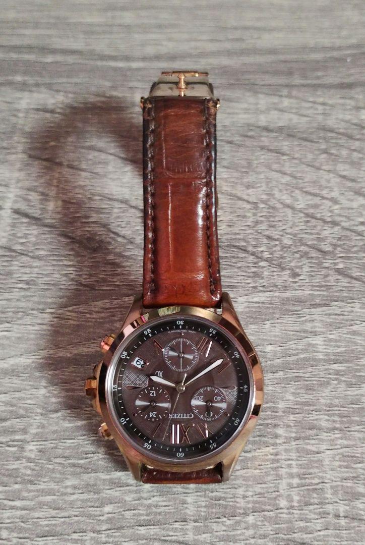 CITIZEN XC クロノグラフ腕時計 電池切れ