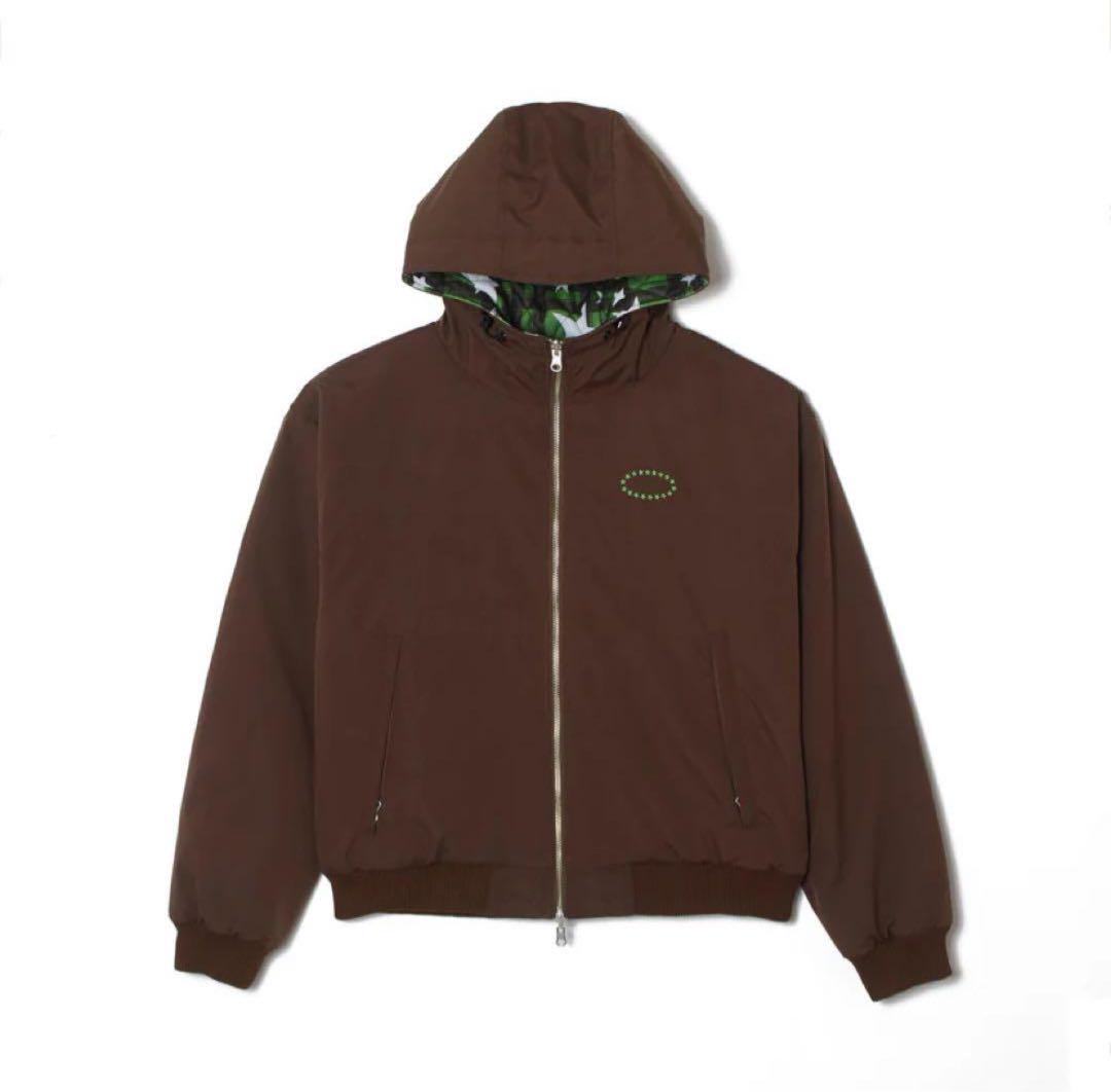 afb REVERSIBLE NYLON CHECK PARKA XL