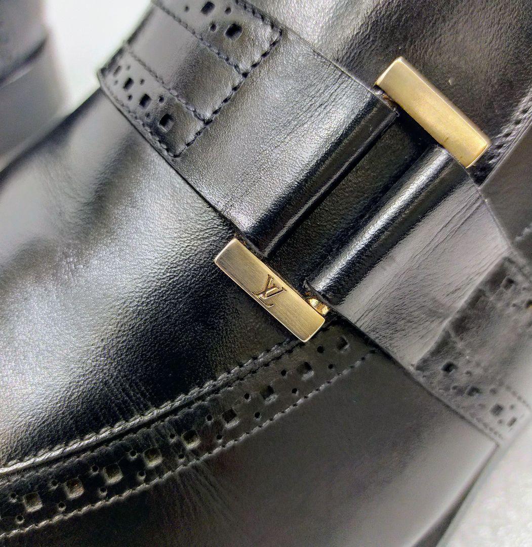 【 美品 】 LOUIS VUITTON ルイヴィトン レザーシューズ 黒 革靴