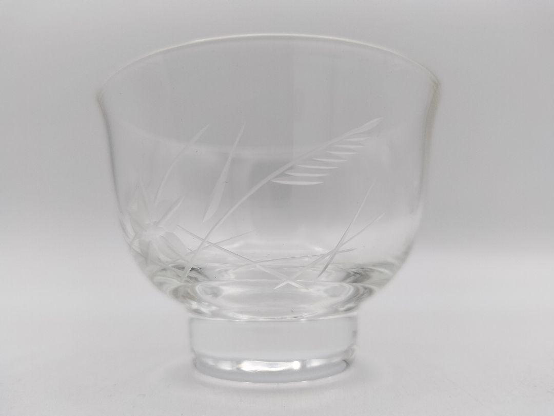 【国内正規総代理店アイテム】 a967 煎茶碗 義山 秋草 6客セット 茶道具 古物 硝子 ガラス 工芸品