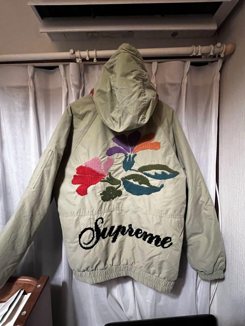 ジャケット・アウター Supreme 23fw Needlepoint Hooded Jacket M