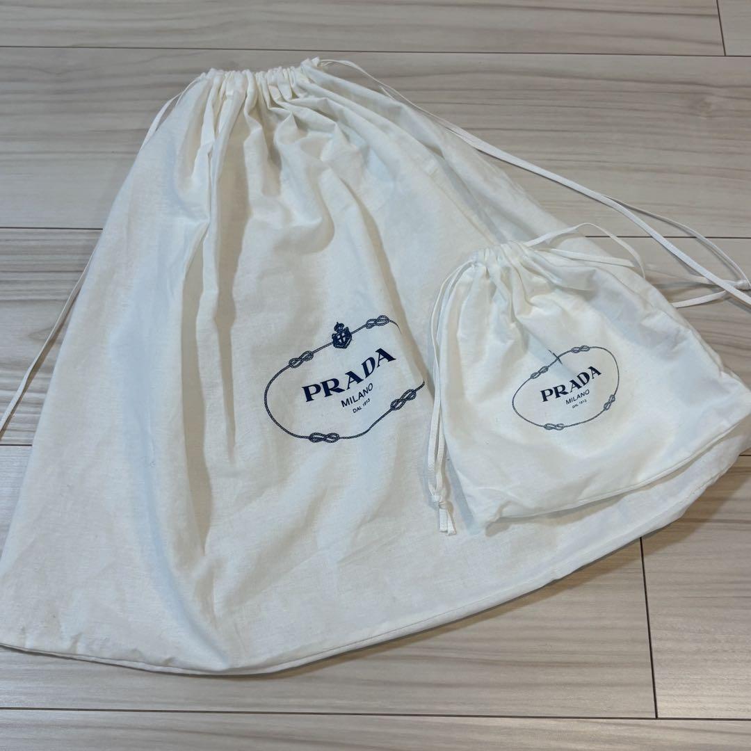 プラダ PRADA カナパ 水色 2way トート ハンド バッグ