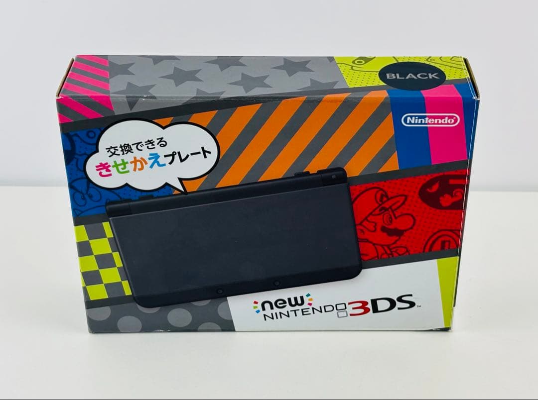 ほぼ ニンテンドー NEW 3DS 本体 きせかえプレート ブラック 純正品Nintendo 3DS