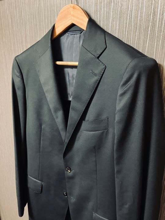 最安値 セットアップ Language Universal スーツ ネイビー カノニコ