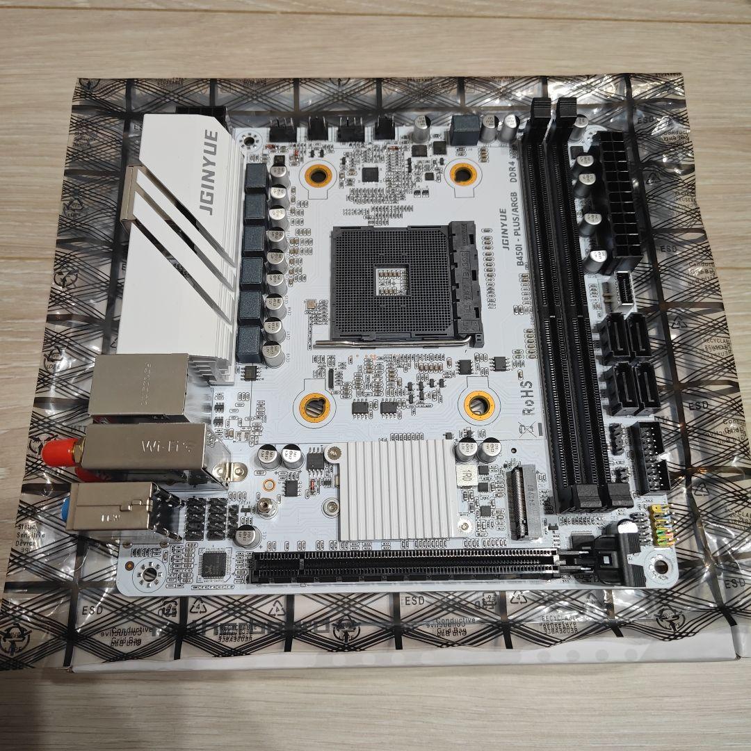 JGINYUE B450I-PLUS ARGB V2.0 動作確認済 JGINYUE B450I-PLUS/ARGB motherboard - AMD AM4 - JGINYUE