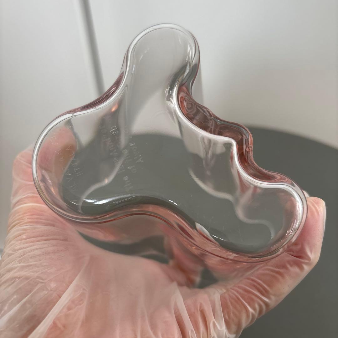 iittala aalto イッタラ アアルト ベース サーモンピンク 95mm