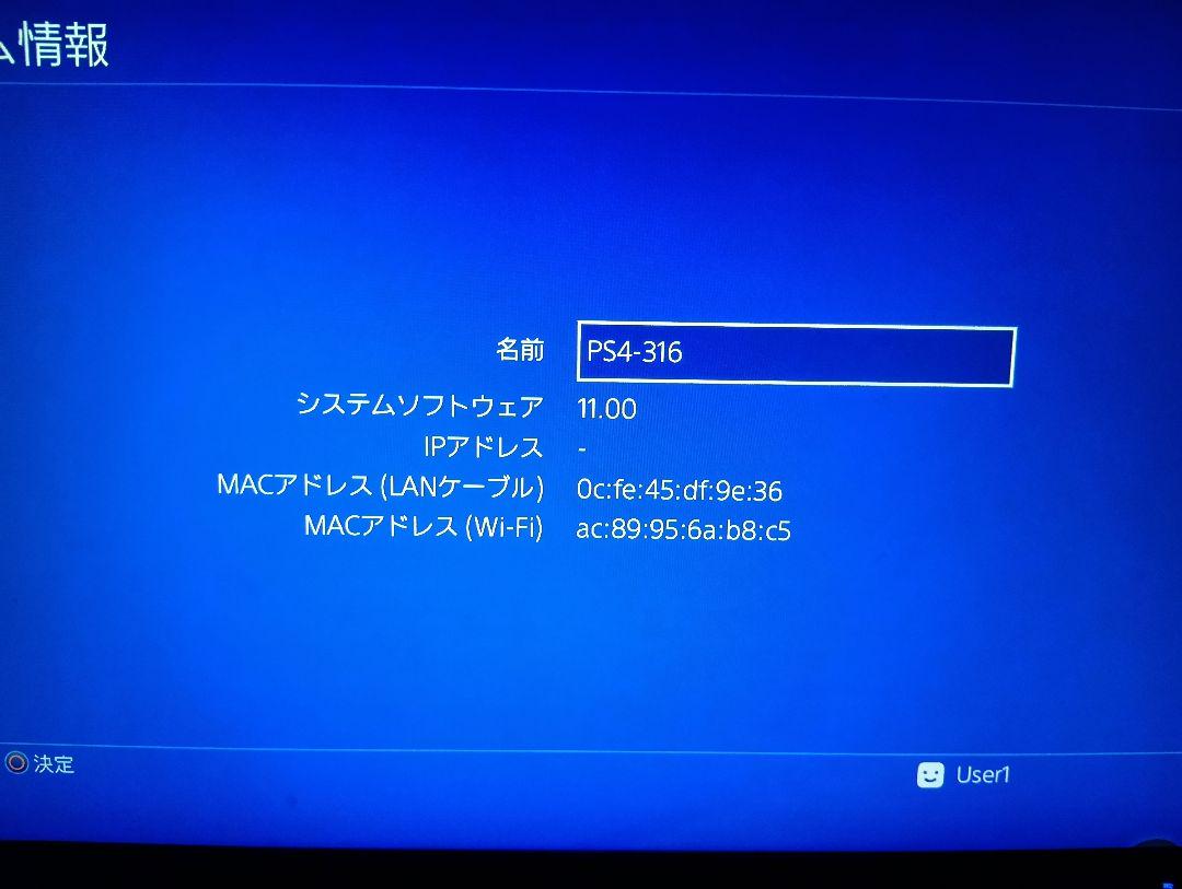 fw11.00 10.01 cuh1200 ps4 本体　 以下　プレステ4