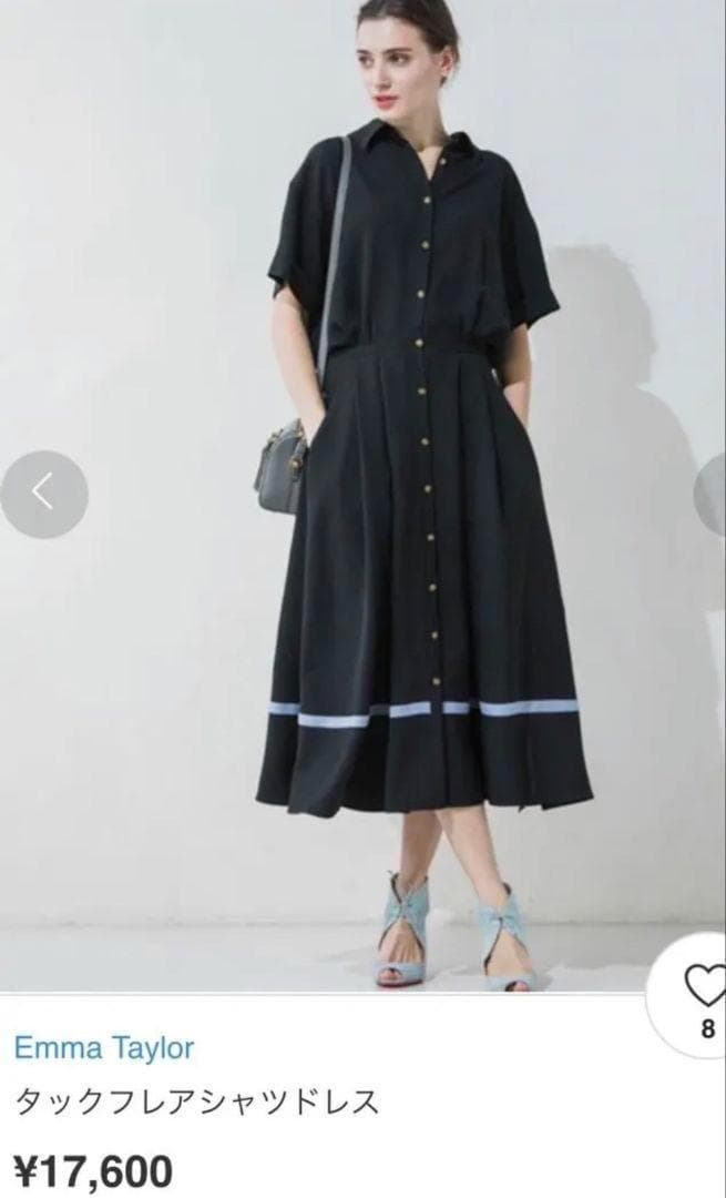 103【新品】Emma Taylor エマテイラー ワンピース 黒 36