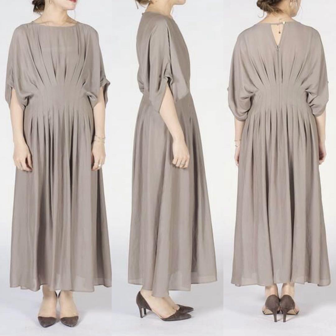 OriechanSHIPS for womenウエストダーツドルマンワンピ