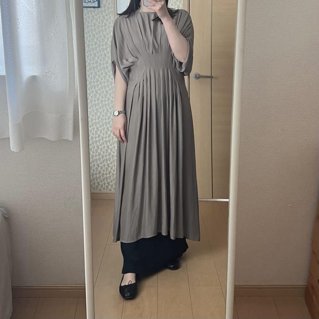 OriechanSHIPS for womenウエストダーツドルマンワンピ