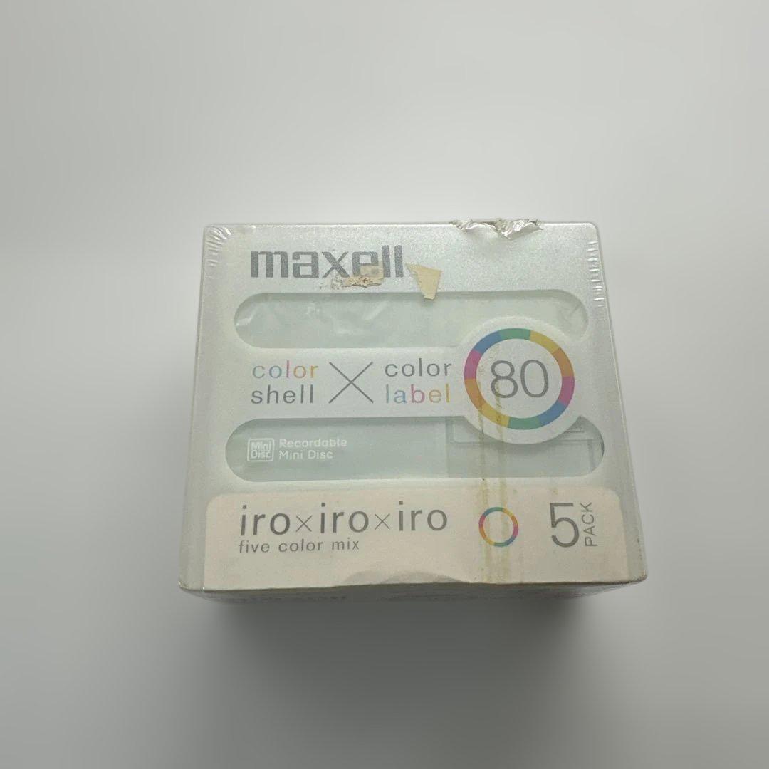 @マクセル MD 録音　iro X iro X iro color mix 80