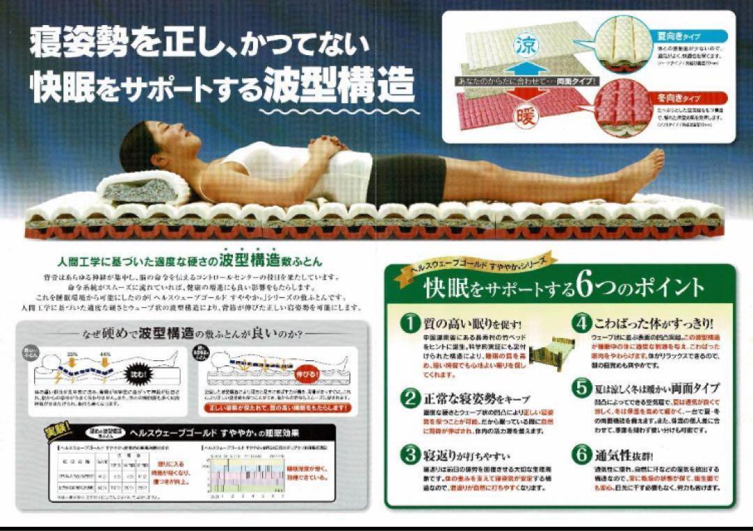 ヘルスウェーブゴールド　DCバージョン　ジュニア　ケース、枕、シーツ付き