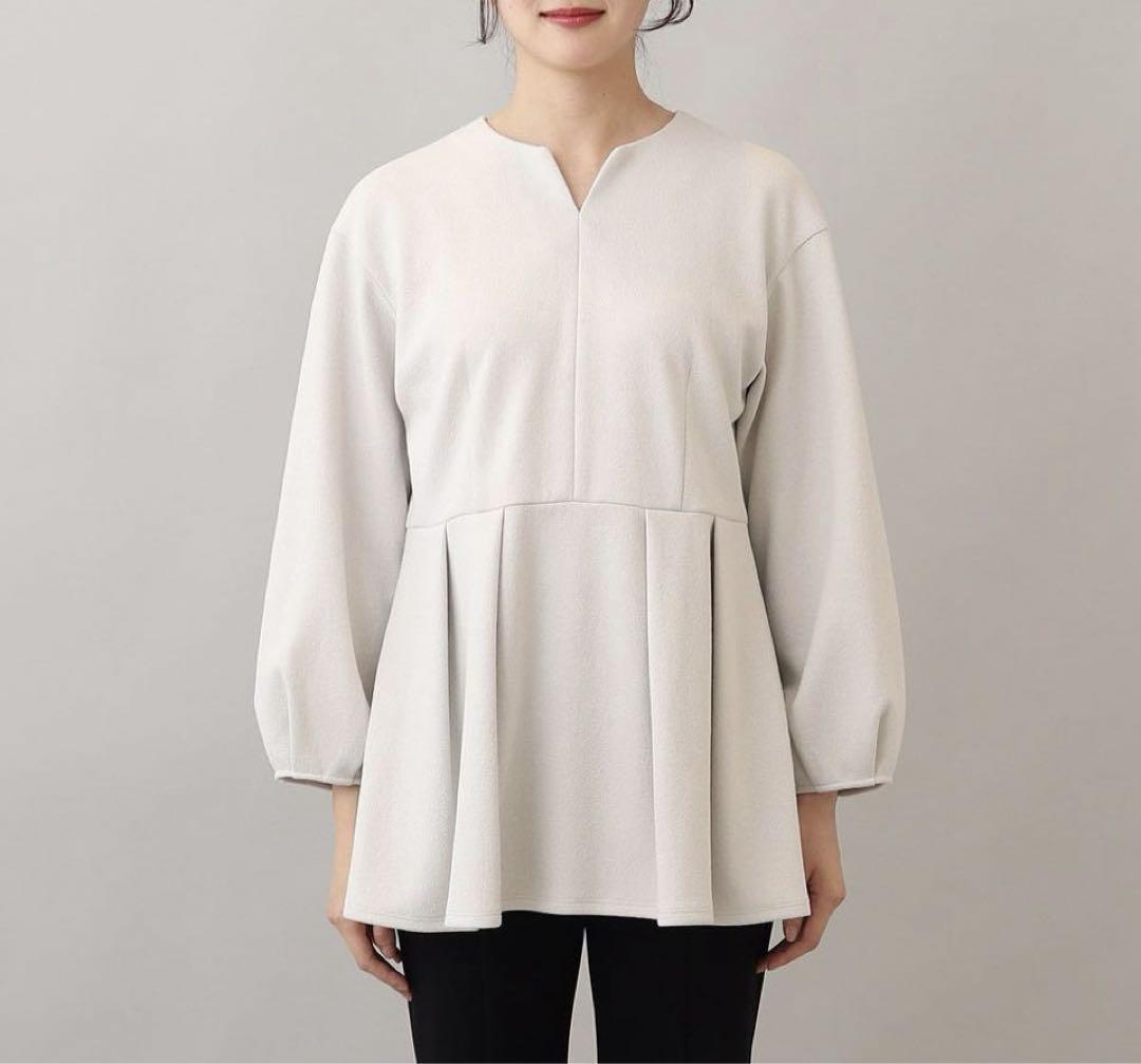 【メーカー直売】の商品をすべて 美品 チュニック ストレッチジャージ素材 アンタイトル トップス