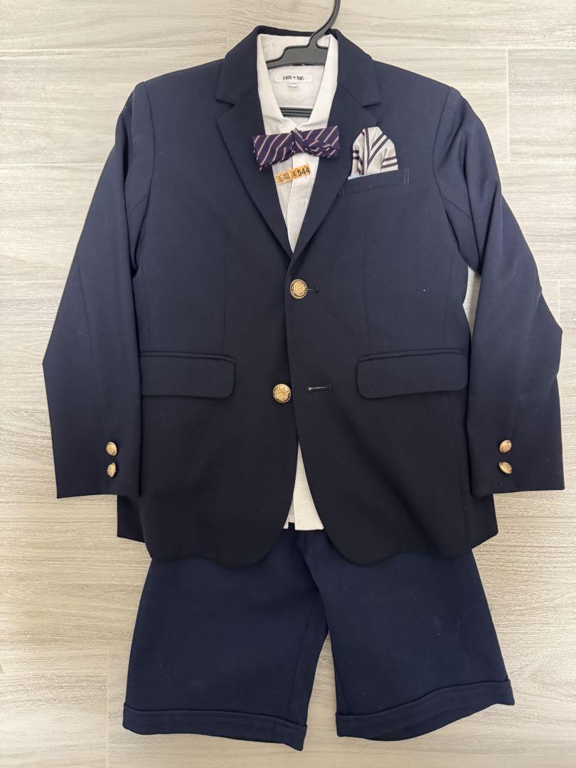 ネイビー　B:MING by BEAMS スーツ　セット　ビームス　子供　入園