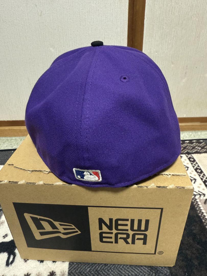 NEW ERA エッセンシャルズ　紫　7 4/3