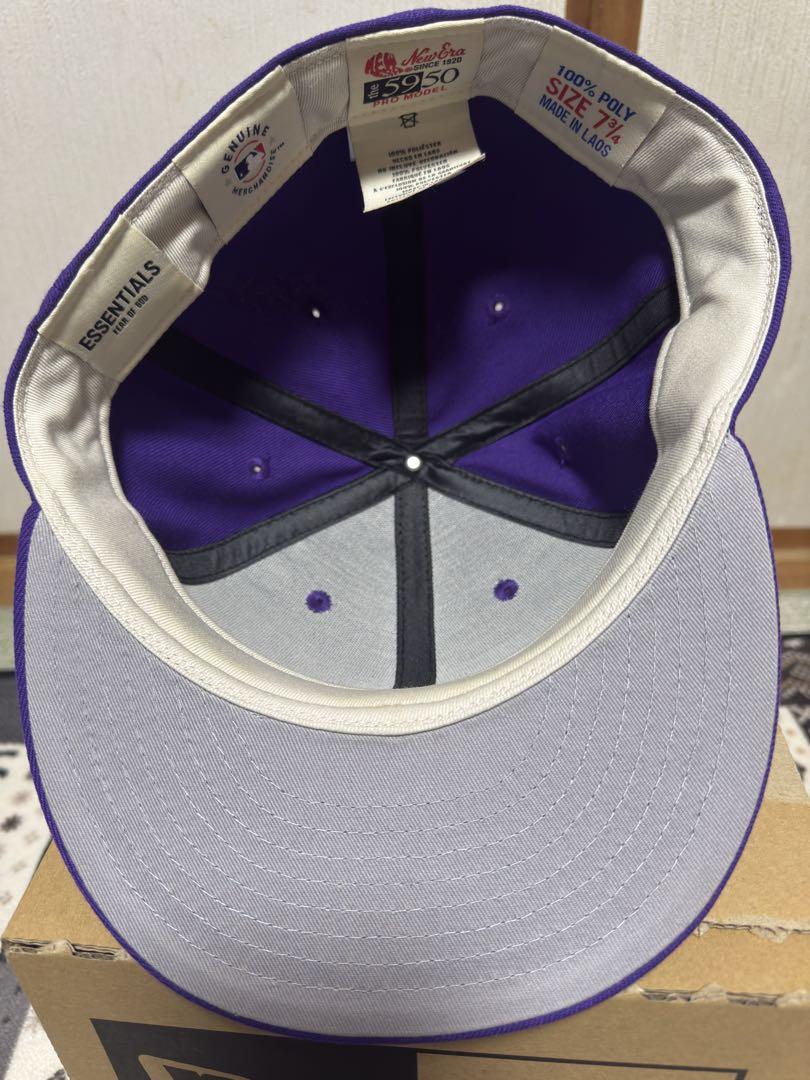 NEW ERA エッセンシャルズ　紫　7 4/3