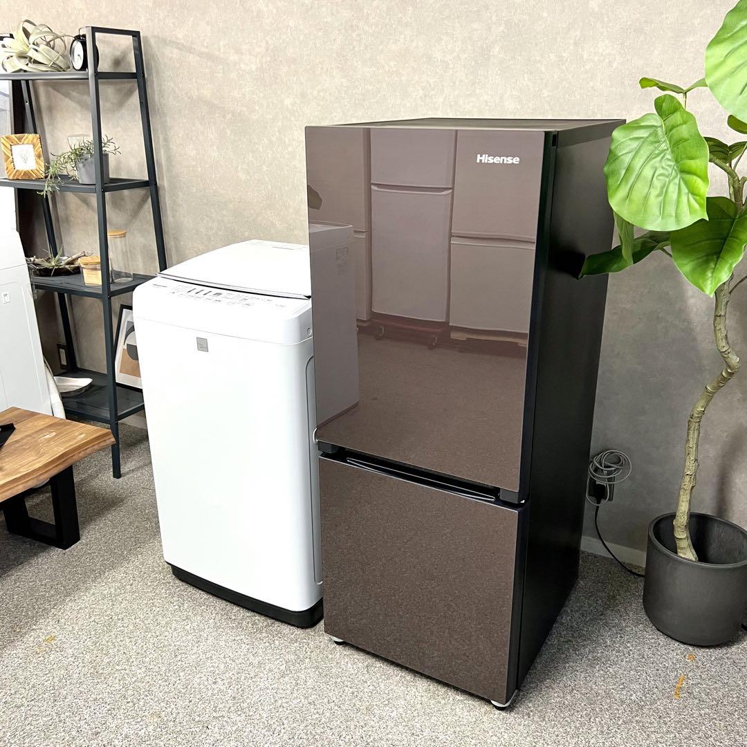 一人暮らし家電 セット 冷蔵庫 洗濯機 Hisense お洒落