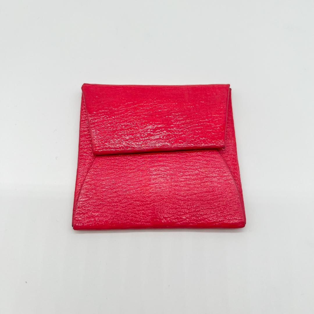 【美品】2015年HERMES バスティア　ローズピンク　箱付き　刻印あり 美品】2015年HERMES バスティア ローズピンク X刻印あり #21