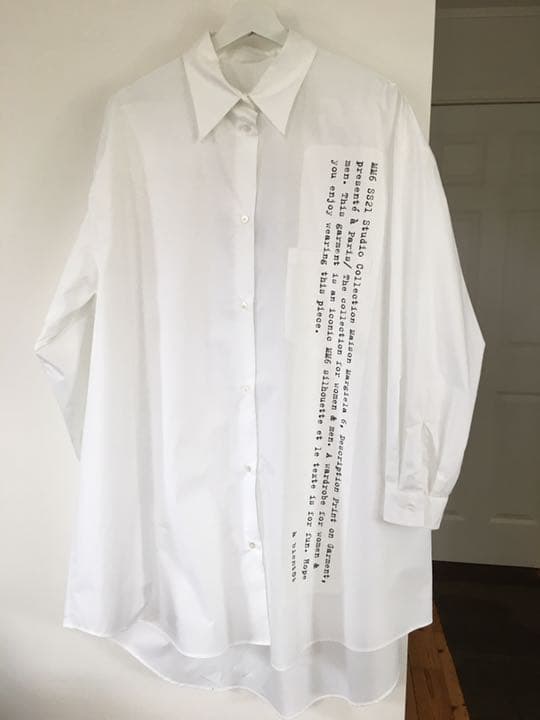 新品未使用】 MM6 メゾンマルジェラ 21S/S オーバーサイズシャツドレス