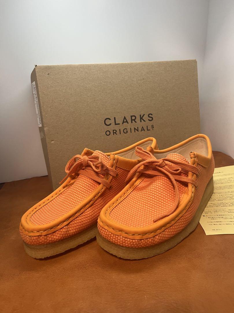 【新品未使用】クラークス　ワラビー　オレンジ　CLARKS