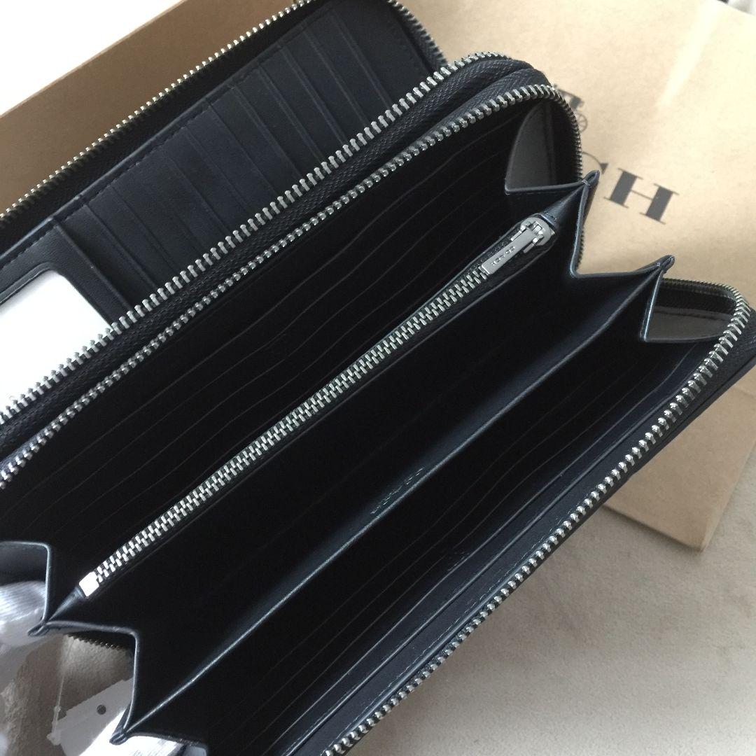 コーチ長財布 COACH財布 ダブルジップメンズセカンドバッグ F93509