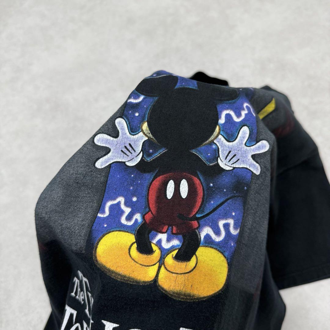 古着 90s タワーオブテラー ディズニー 半袖 シャツ ブラック 黒 ⑦