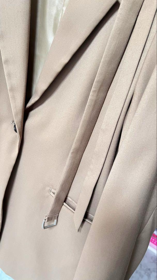 anuans♡︎ フレアスリーブスリットジャケット（beige）