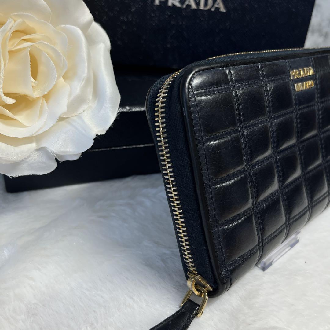 PRADA ヴィッテロ キルティング 長財布