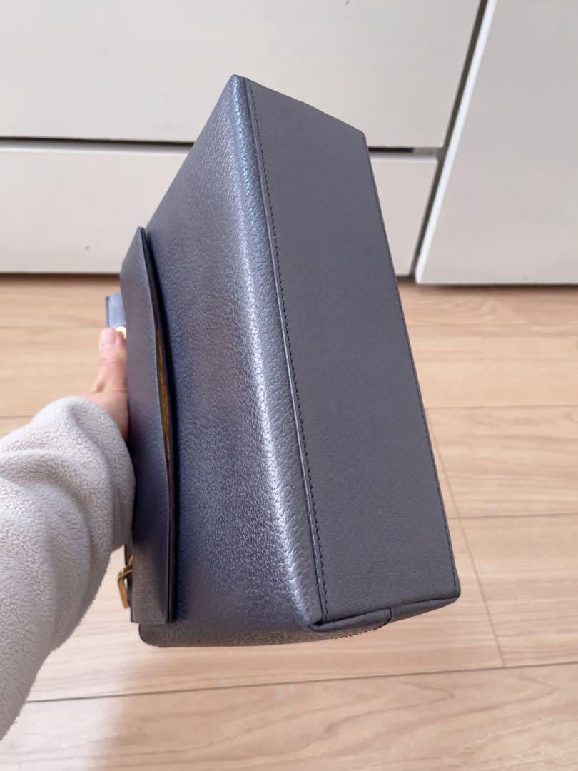 レザーバッグ バンブー風ハンドル