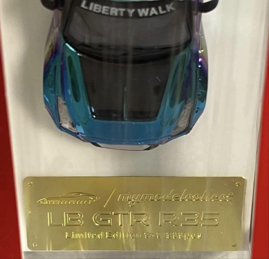 LBWK スカイラインGTR R35 1/64 999台限定シリアルナンバー入り LBWK スカイラインGTR R35 1/64 999台限定品シリアルナンバー入