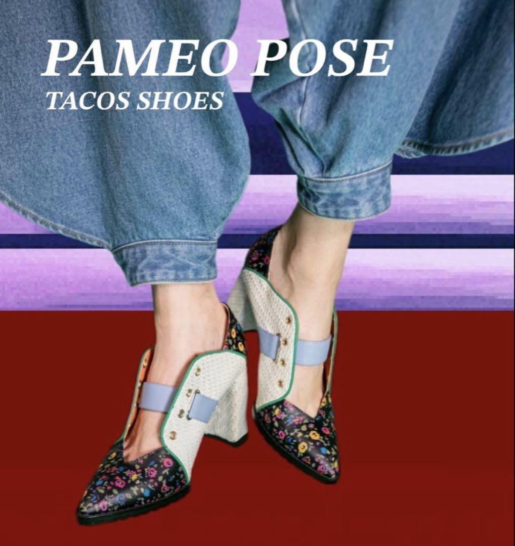 PAMEO POSE パメオポーズ タコスシューズ パンプス ハイヒール パメオポーズ タコスシューズ パンプス チャンキー ハイヒール