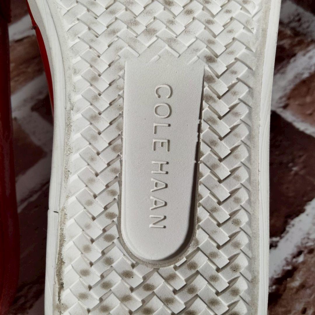 【極美品】COLE HAAN（7.5） コインローファー　GRAND 赤