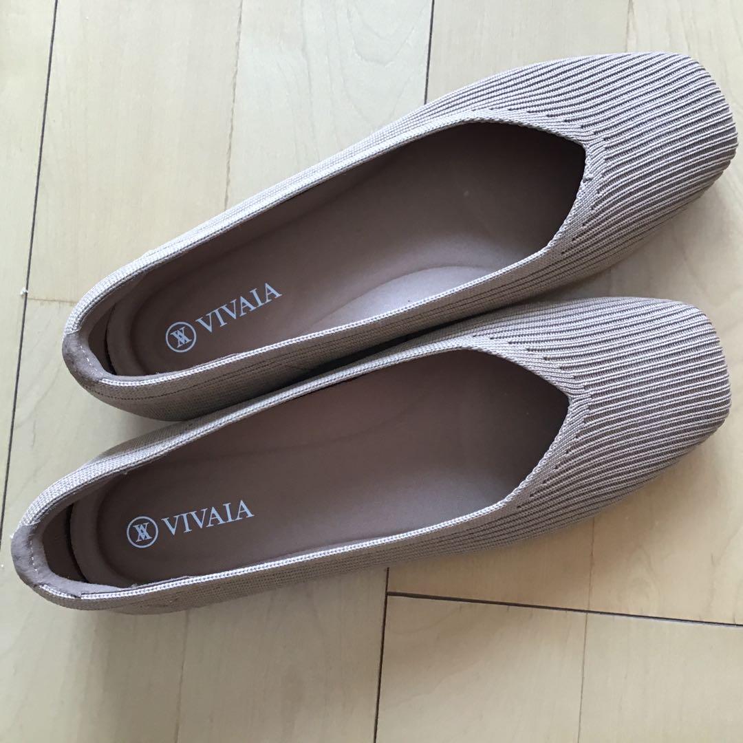 VIVAIA フラットシューズ スクエアトゥ 23cm W