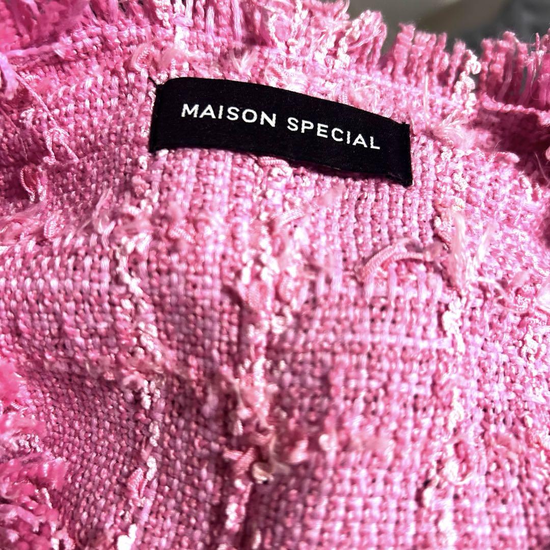 maison special メゾンスペシャル 星風まどか着用 ツィードベスト