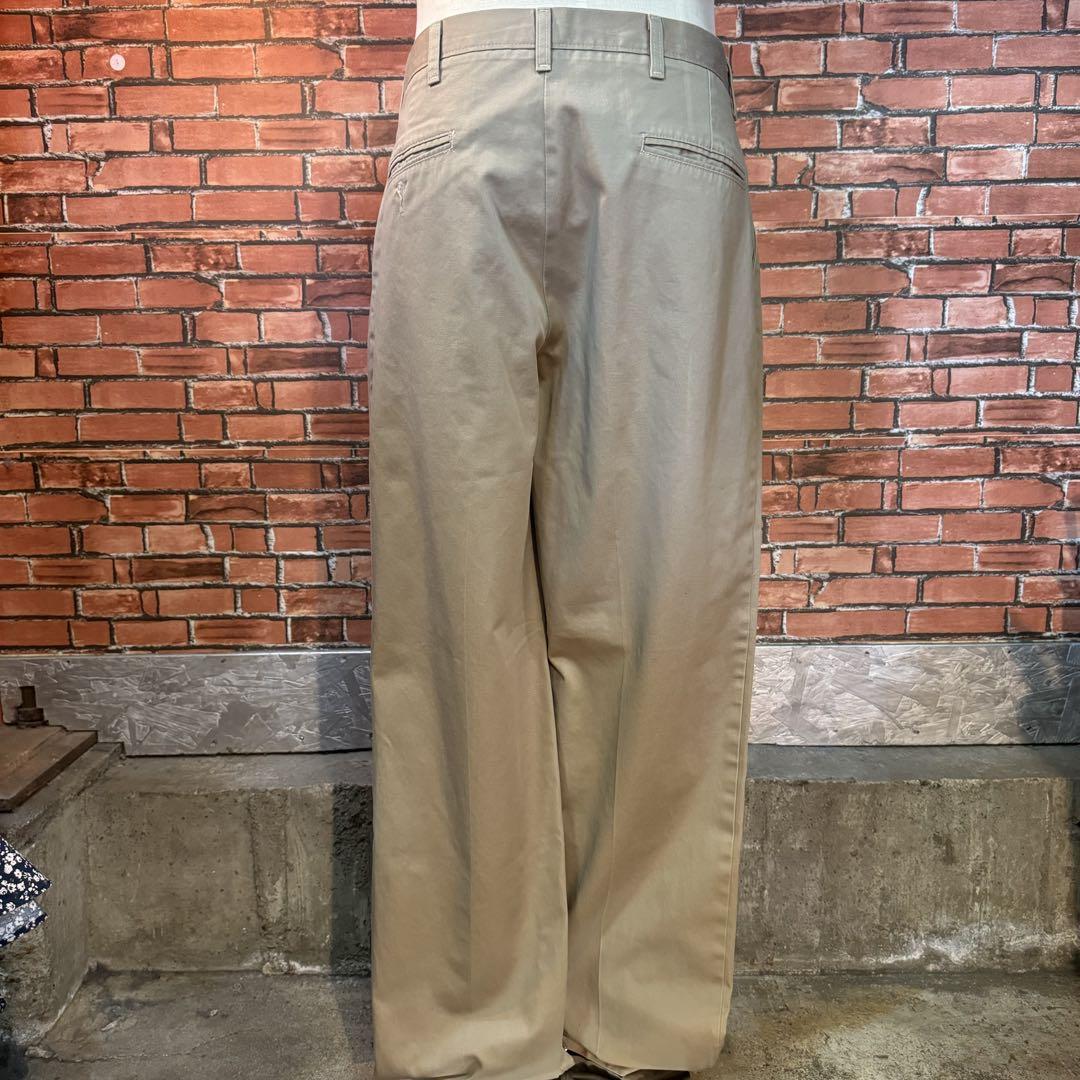 USA古着 wrangler チノパン ワイド ルーズ アメカジ 90s