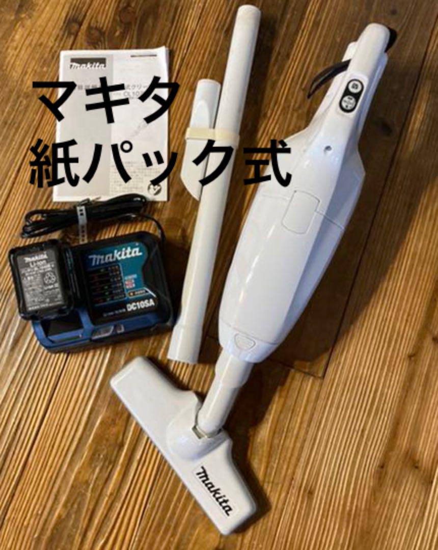 マキタ10.8Vコードレス掃除機 CL107FDZW□バッテリ+充電器フルセット