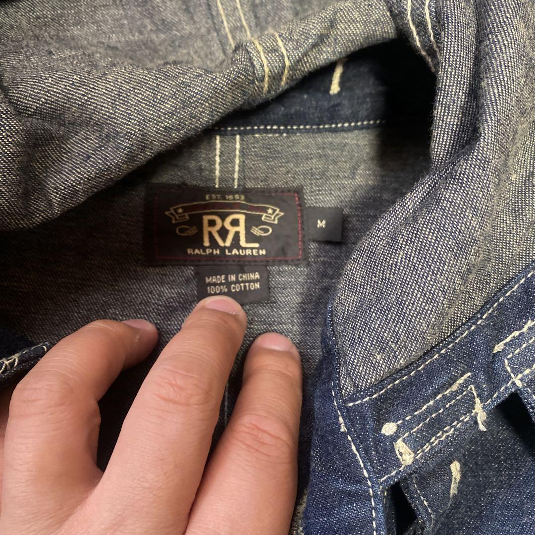 Double RL(RRL) USN　デニムパーカー　米海軍