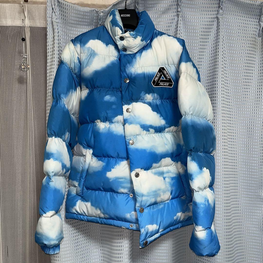 Palace Moschino Puffa Jacket Blue Cloud Men's - FW20 - US