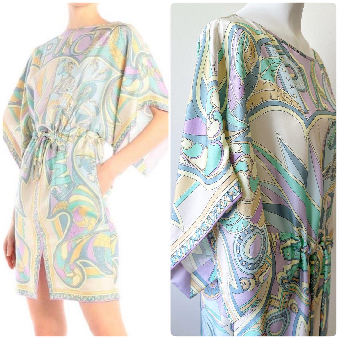 emiliopucci エミリオプッチ シルク チュニック ワンピース