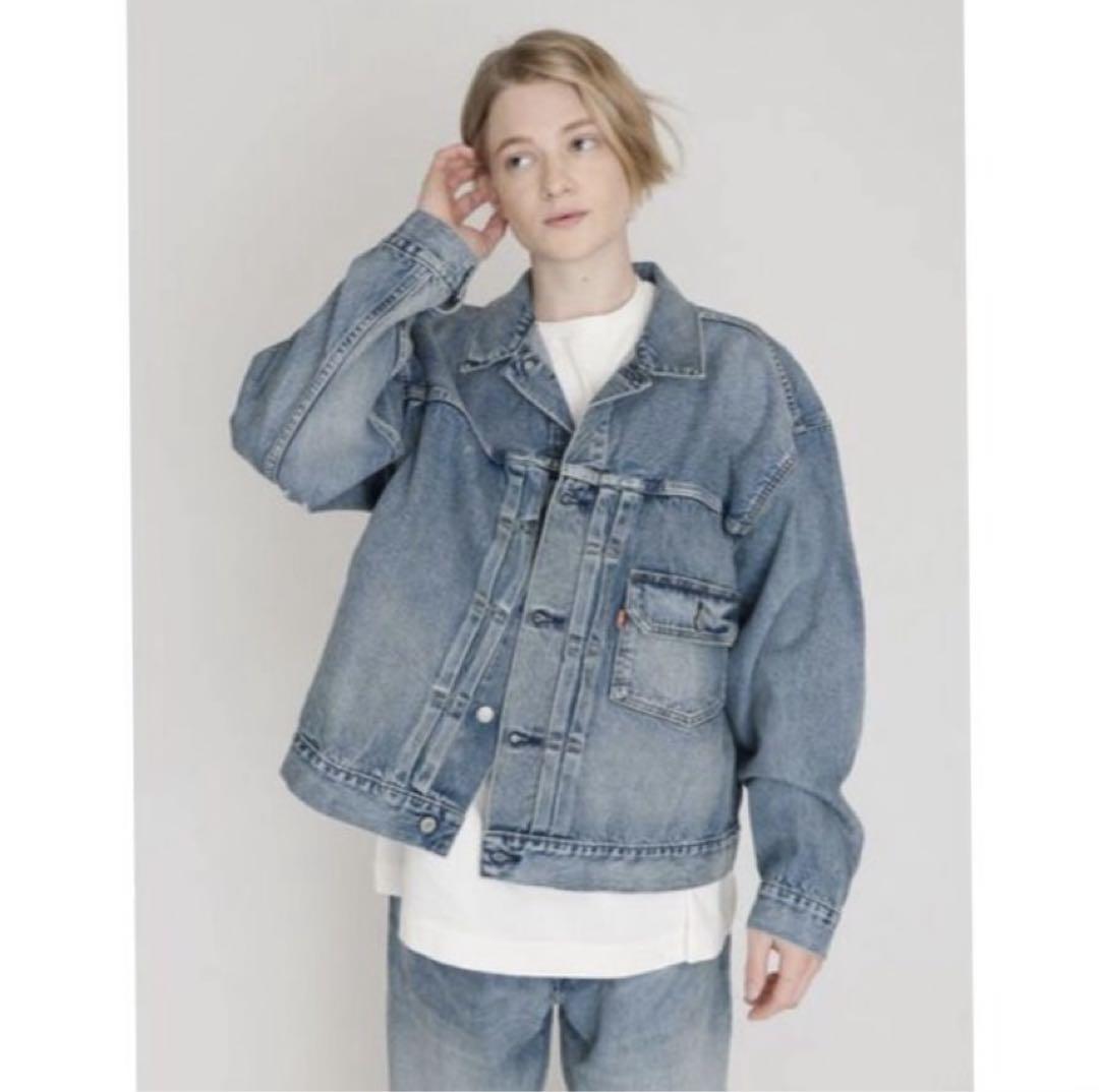 美品 リーバイス ビームス 別注 BEAMS スーパーワイドトラッカージャケット