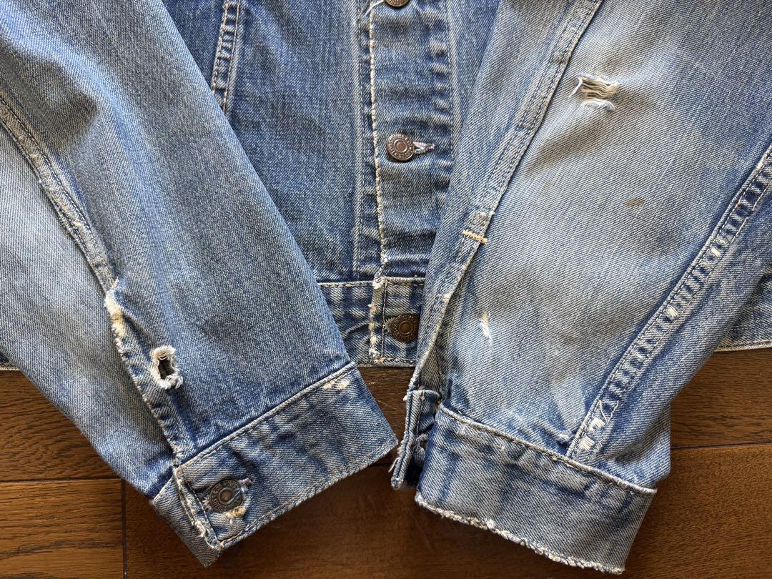 60s ビンテージLevi's 557 BIG E 実寸サイズ46相当 - メルカリ