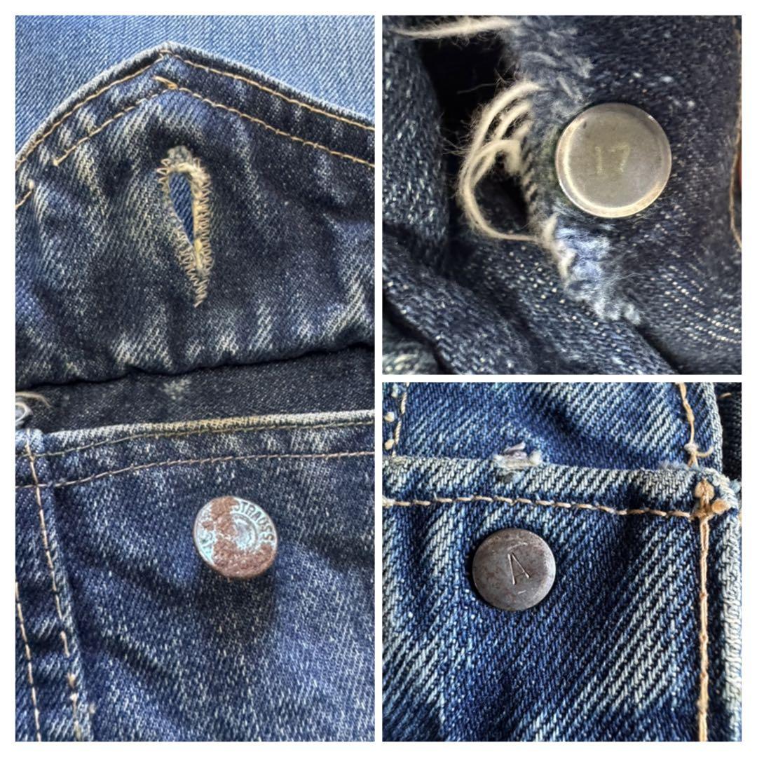 60s ビンテージLevi's 557 BIG E 実寸サイズ46相当